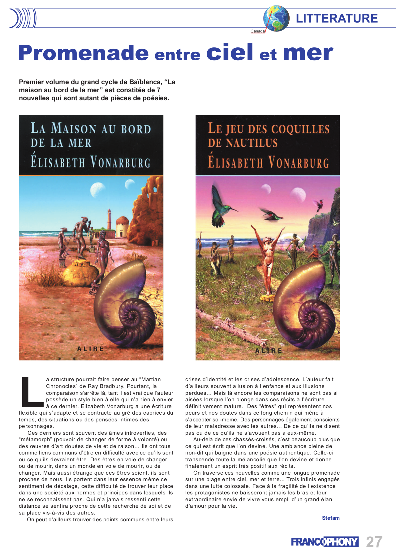 Magazine Francophony no 09 page 27